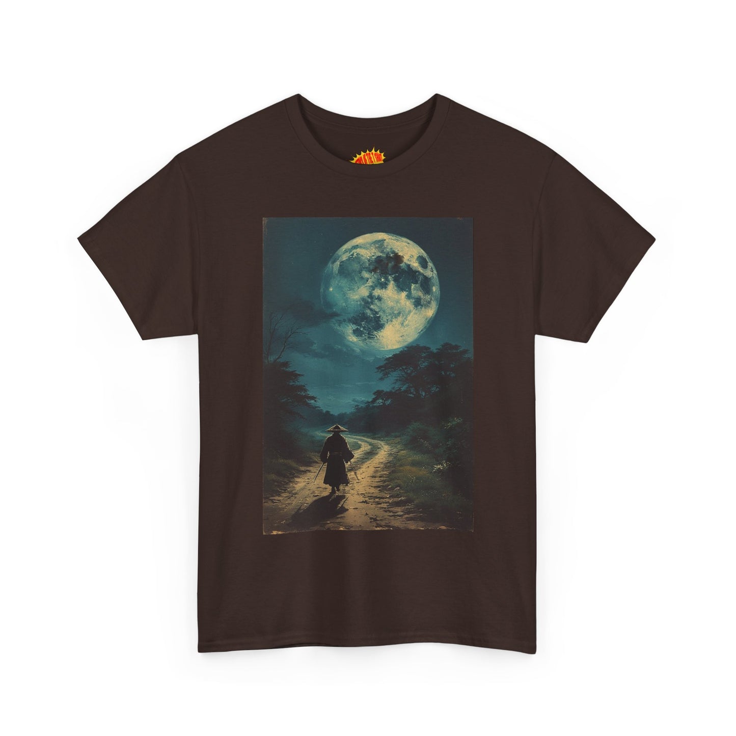 Walking Samurai w/Full Moon T-Shirt *Multiple Colors*