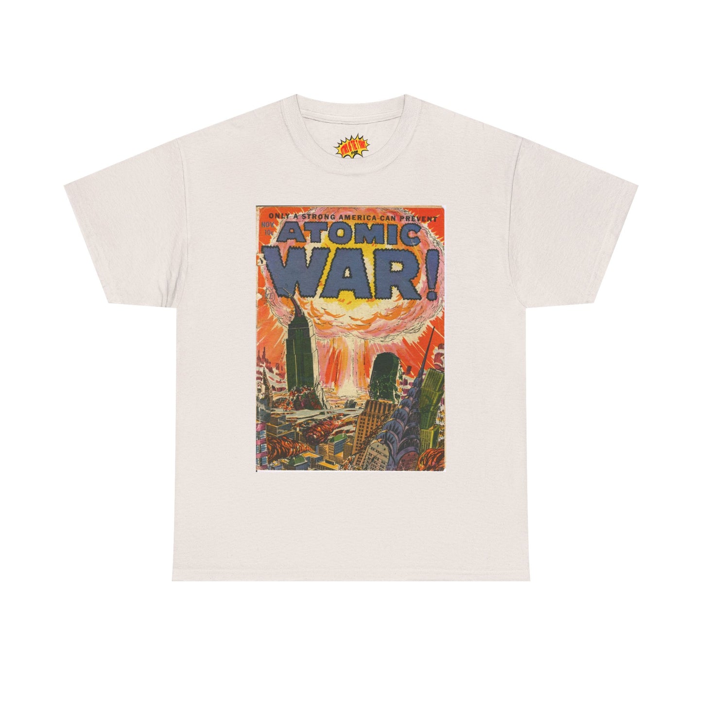 Atomic War Nov. Comic Tee Shirt *Multiple Colors*