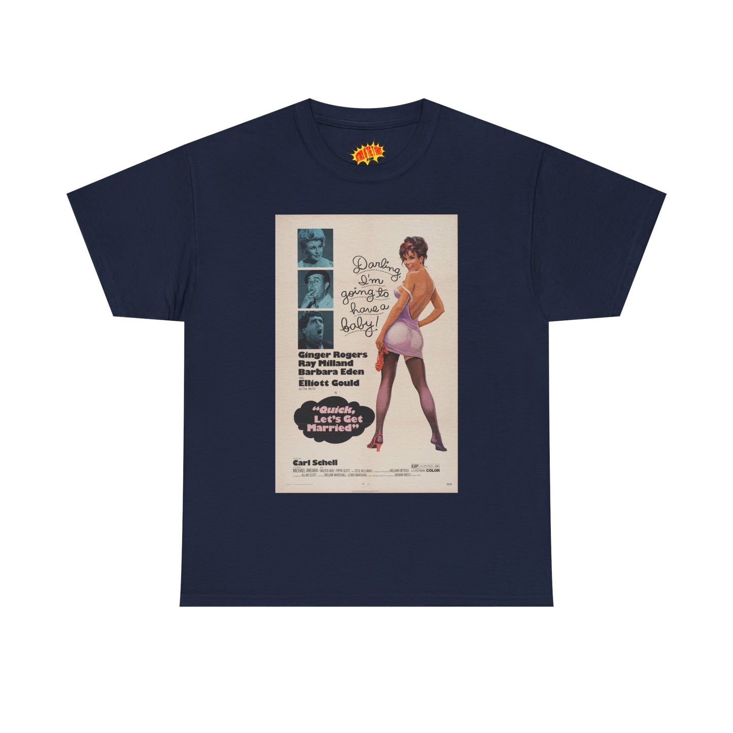 Quick, Let's Get Married Movie Poster T-Shirt *Multiple Colors*