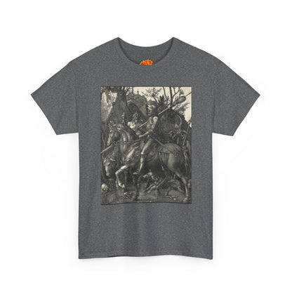 Knight. Death and the Devil - Albrecht Durer. Heavy Cotton Tee Many Colors/Sizes