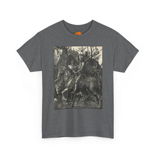 Knight. Death and the Devil - Albrecht Durer. Heavy Cotton Tee Many Colors/Sizes