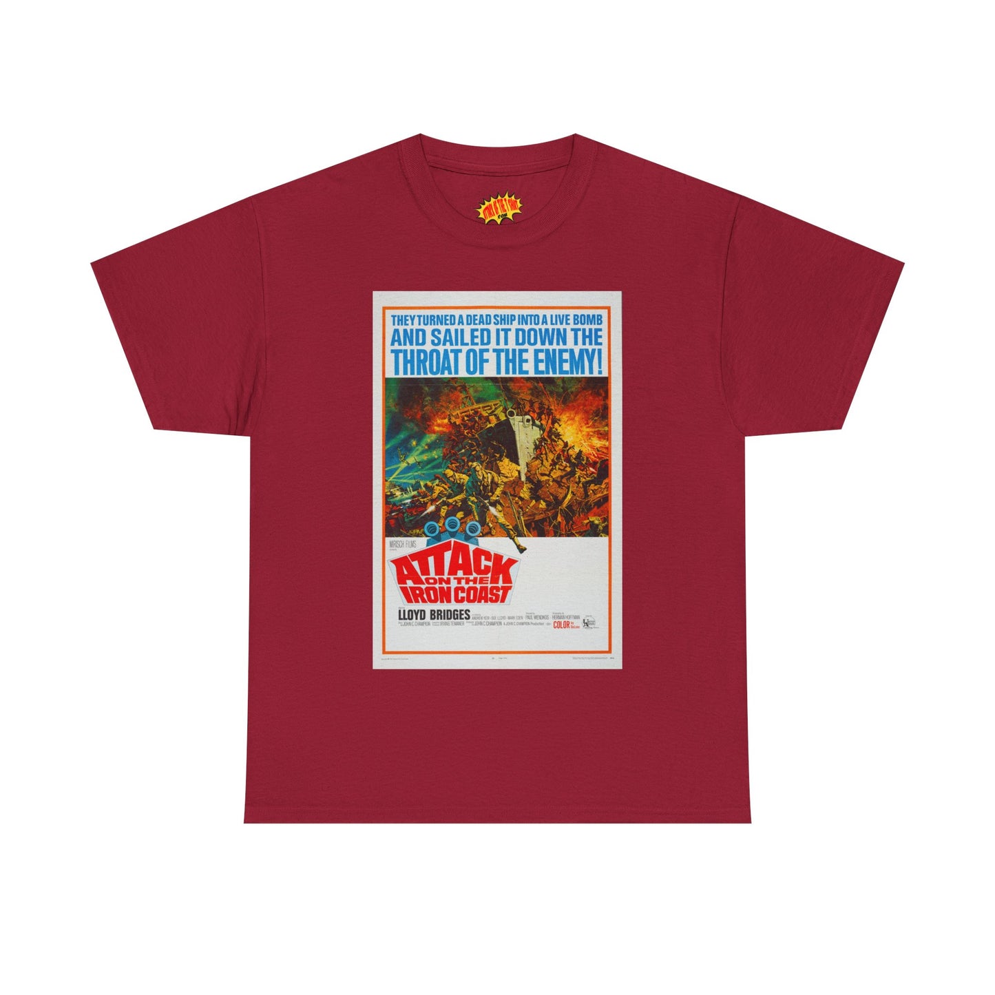 Attack on the Iron Coast Movie Poster T-Shirt *Multiple Colors*