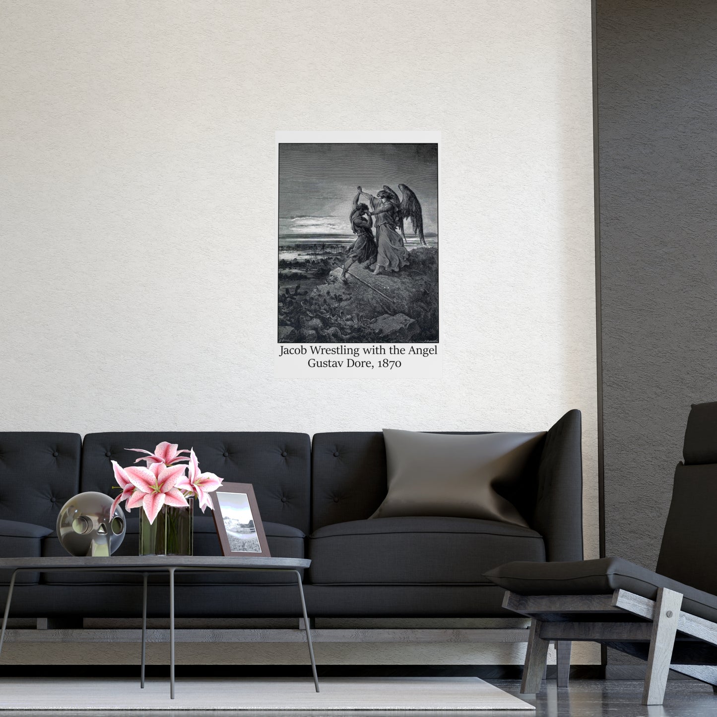 Jacob Wrestling with the Angel - Gustav Dore, 1870