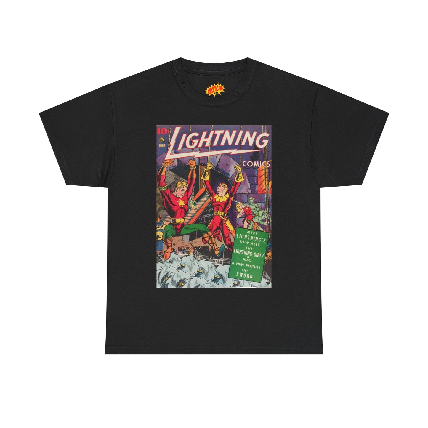 Lightning Comics June Comic Tee Shirt *Multiple Colors*