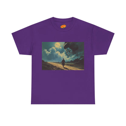 Samurai w/Night Sky Geisha Woman T-Shirt