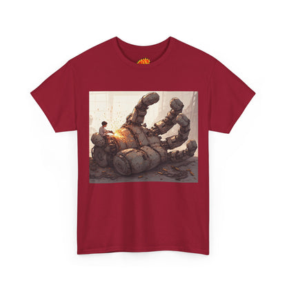 Anime Welder w/Giant Robot Hand T-Shirt