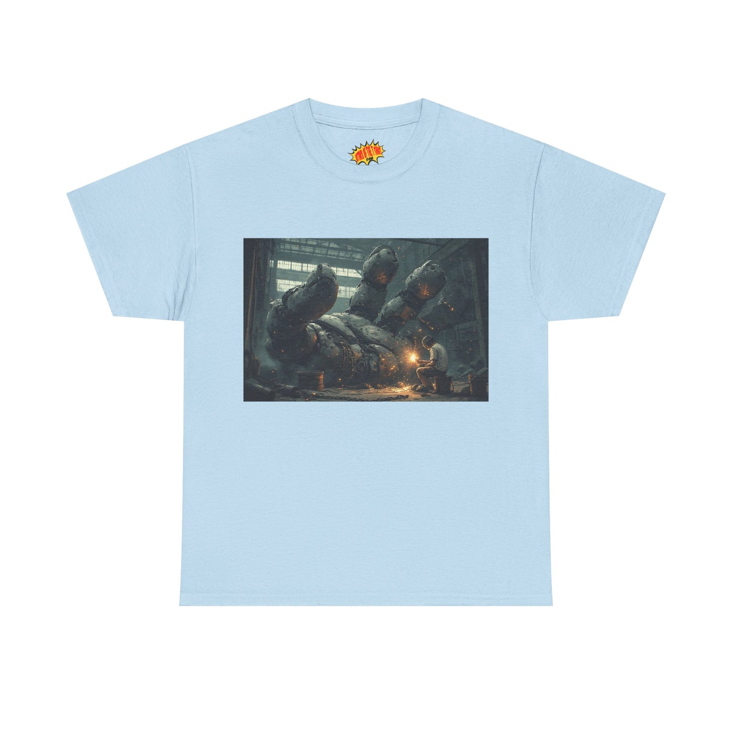 Anime Robot Hand w/Welder Scene T-Shirt *Multiple Colors*