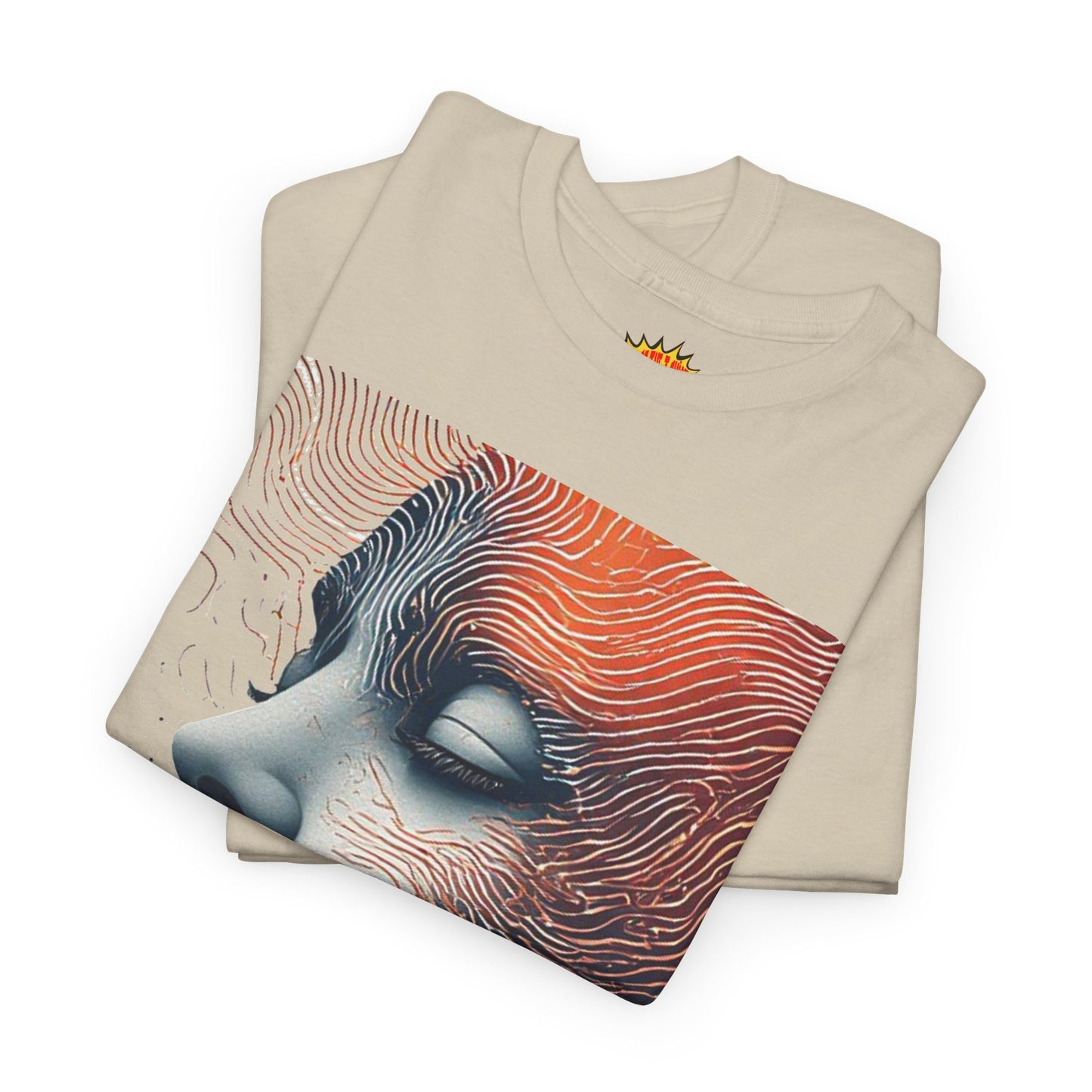 Graphic Art Face Tee Shirt *Multiple Colors*