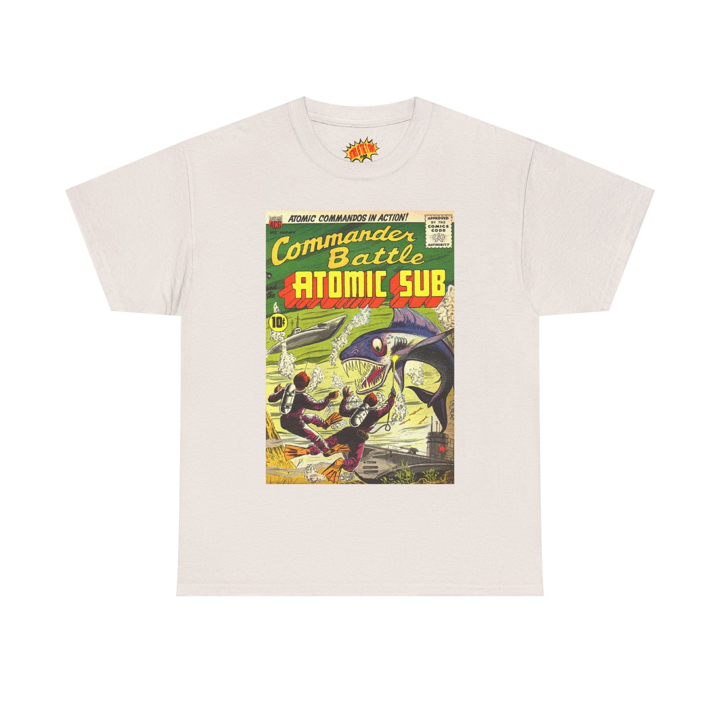 Commander Battle Atomic Sub Comic No. 5 Tee Shirt *Multiple Colors*