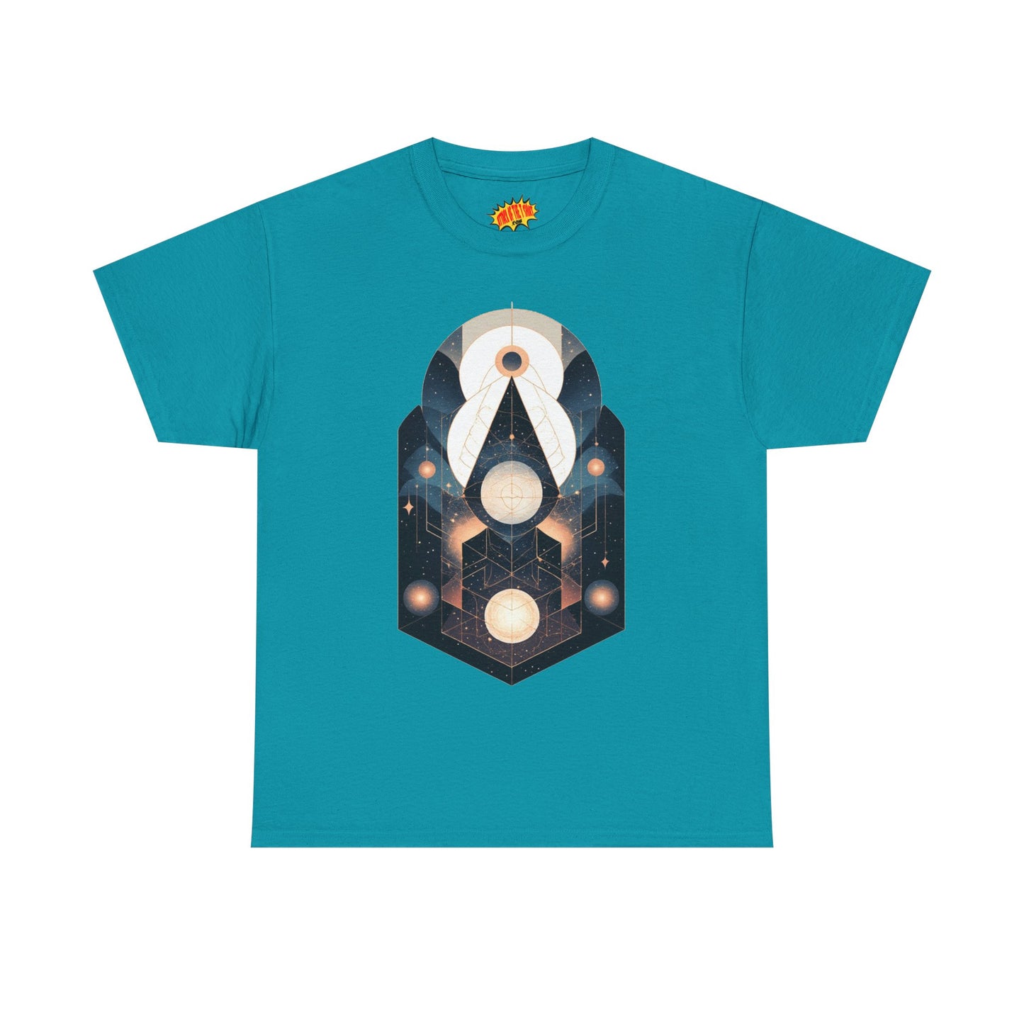 Geometric Space Art Pattern Graphic Tee Shirt *Multiple Colors*