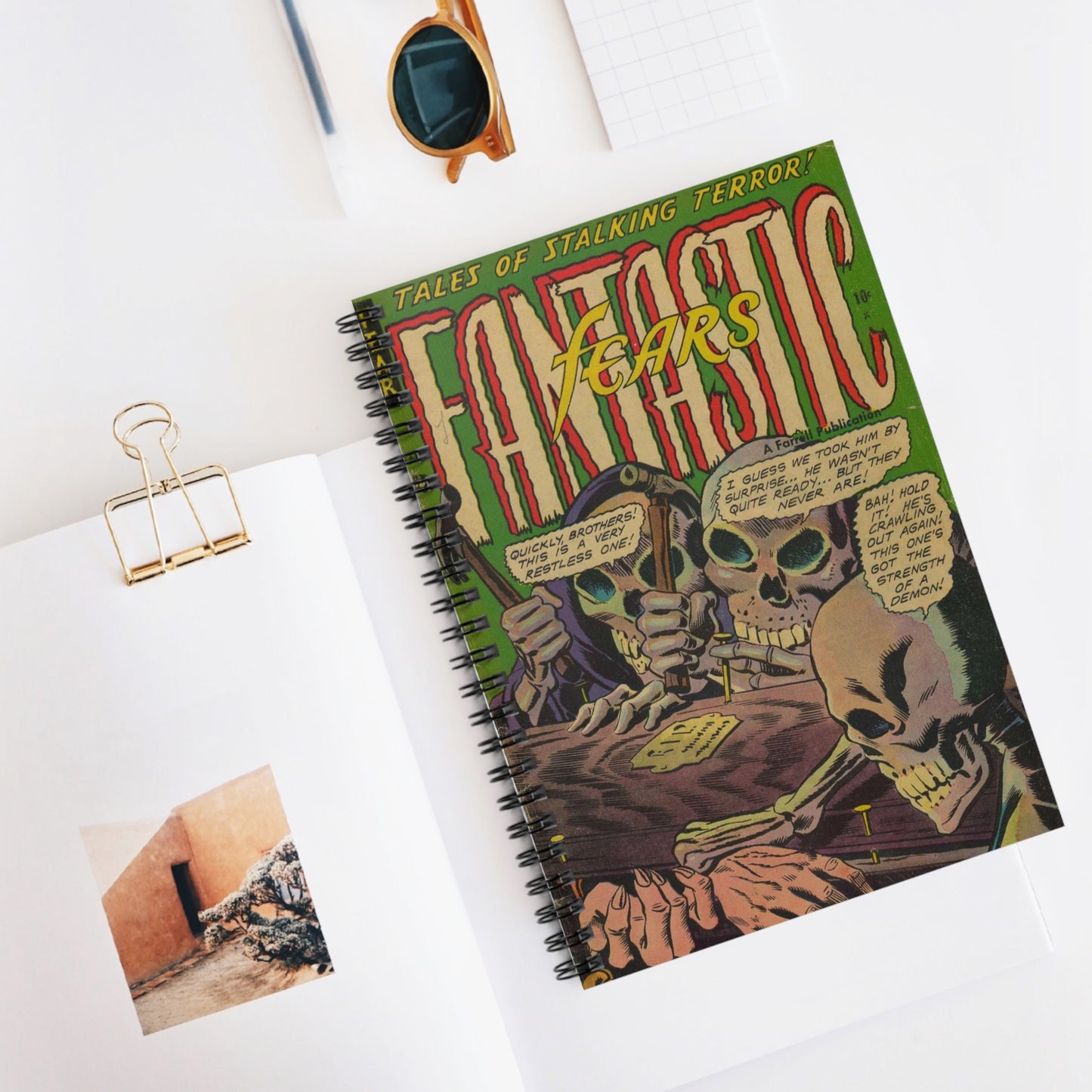 Fantastic Fears January Spiral Notebook