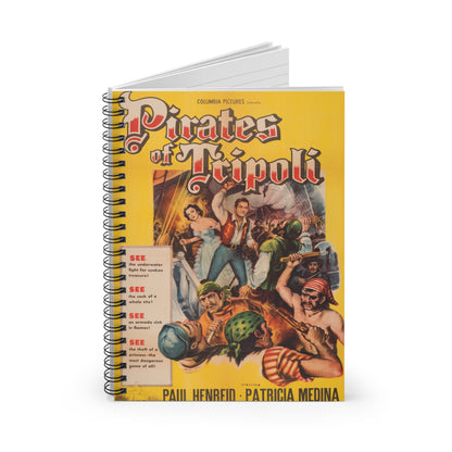 Pirates of Tripoli - Vintage Movie Poster Notebook