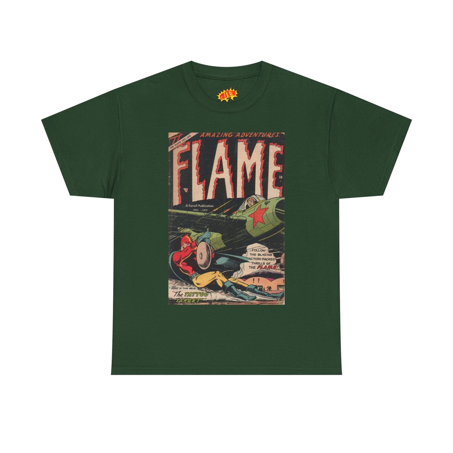 The Flame December - January Comic Tee Shirt *Multiple Colors*
