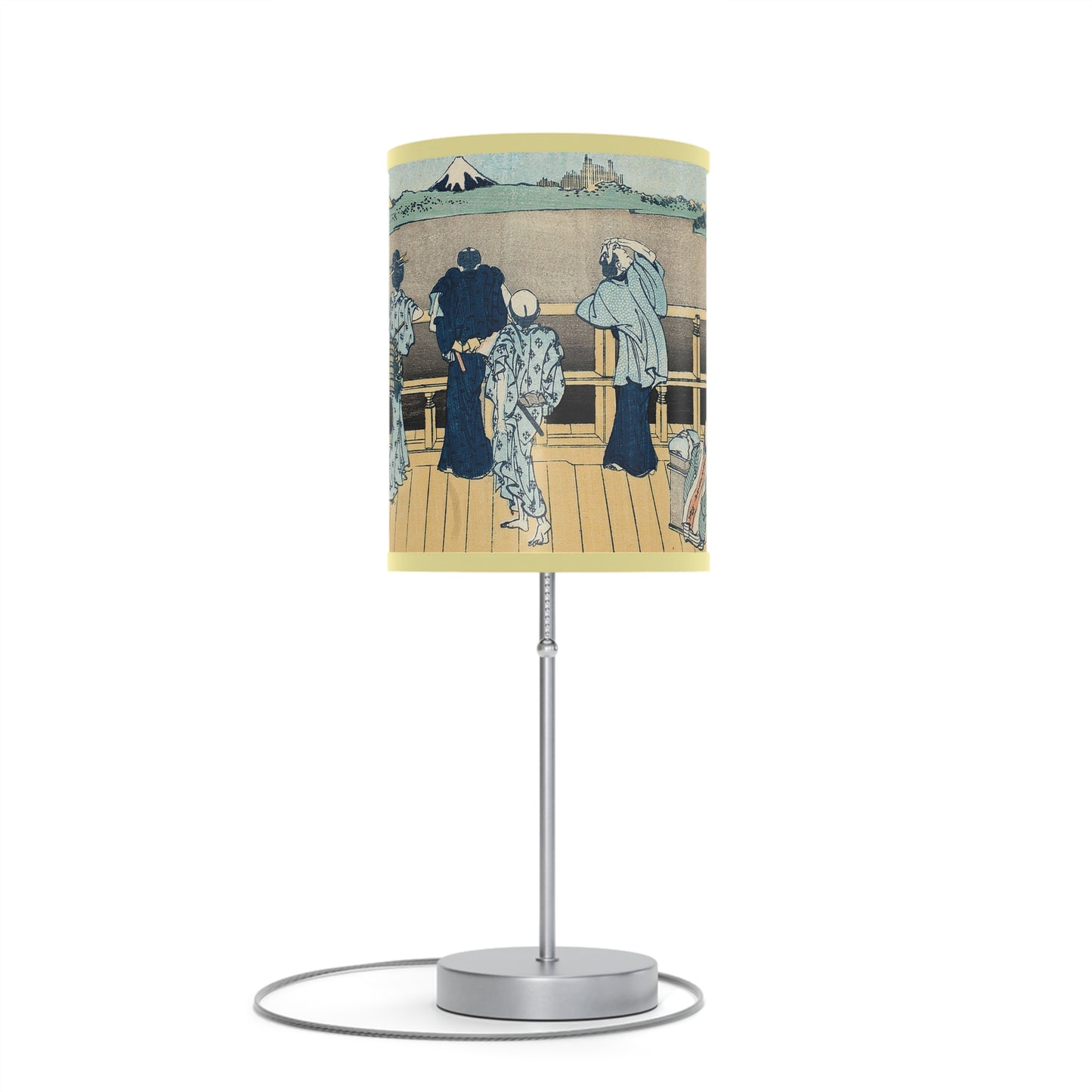 The Sazai Hall by Hokusai Japanese Lamp