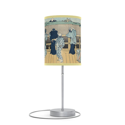 The Sazai Hall by Hokusai Japanese Lamp