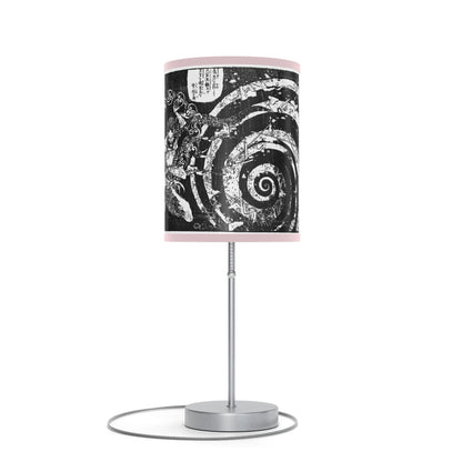 Destruction by Hokusai Japanese Woodcut Lamp