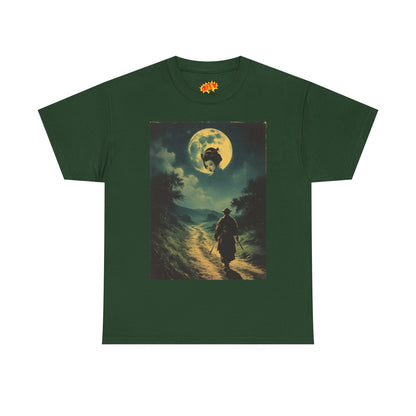 Travelling Samurai w/Moon Geisha Woman T-Shirt
