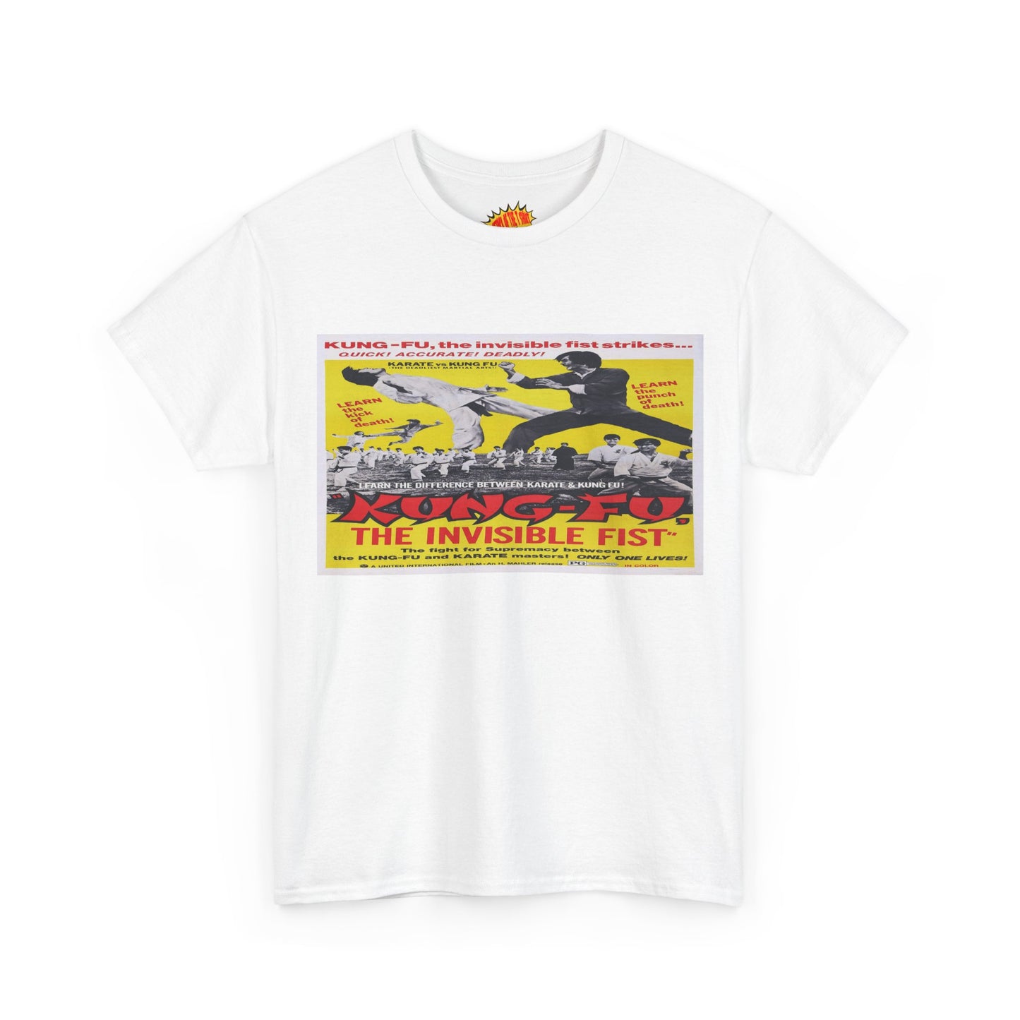 Kung Fu The Invisible Fist Movie Poster T-Shirt *Multiple Colors*