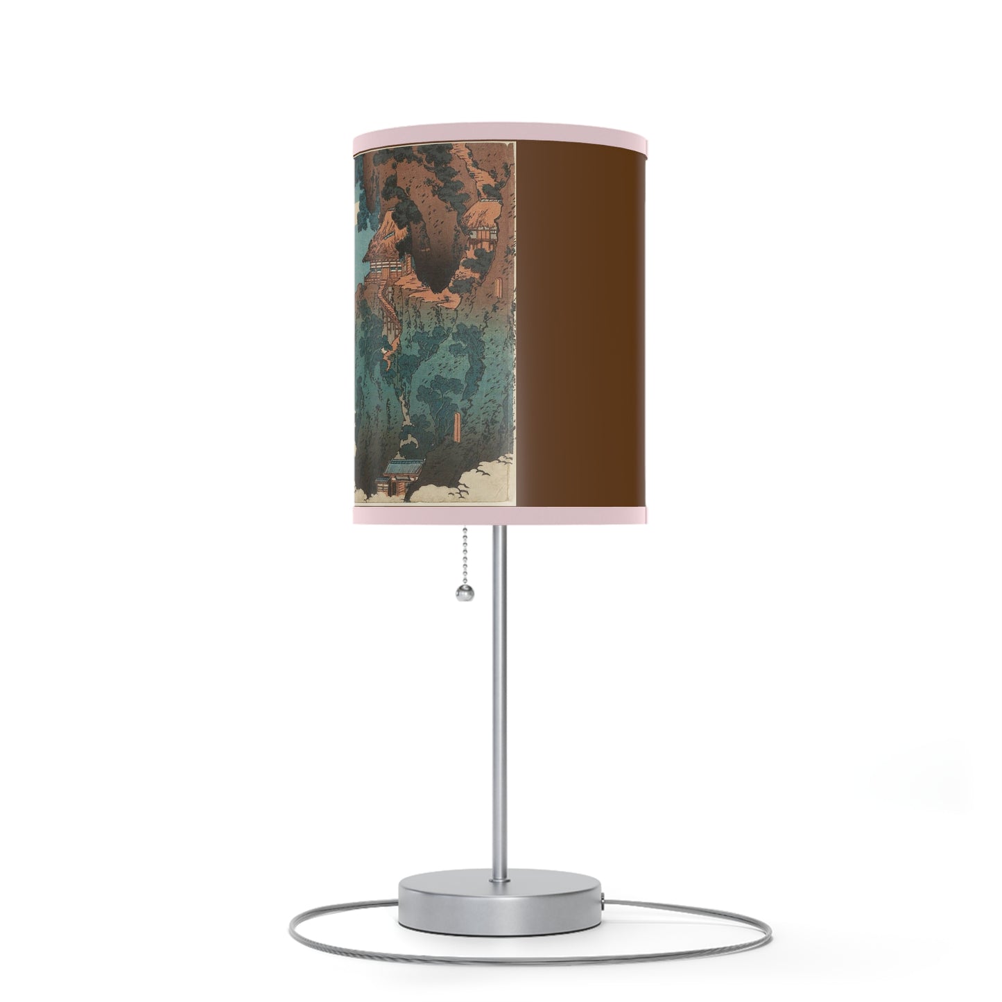 Hanging Cloud Bridge Japanese Woodcut Lamp