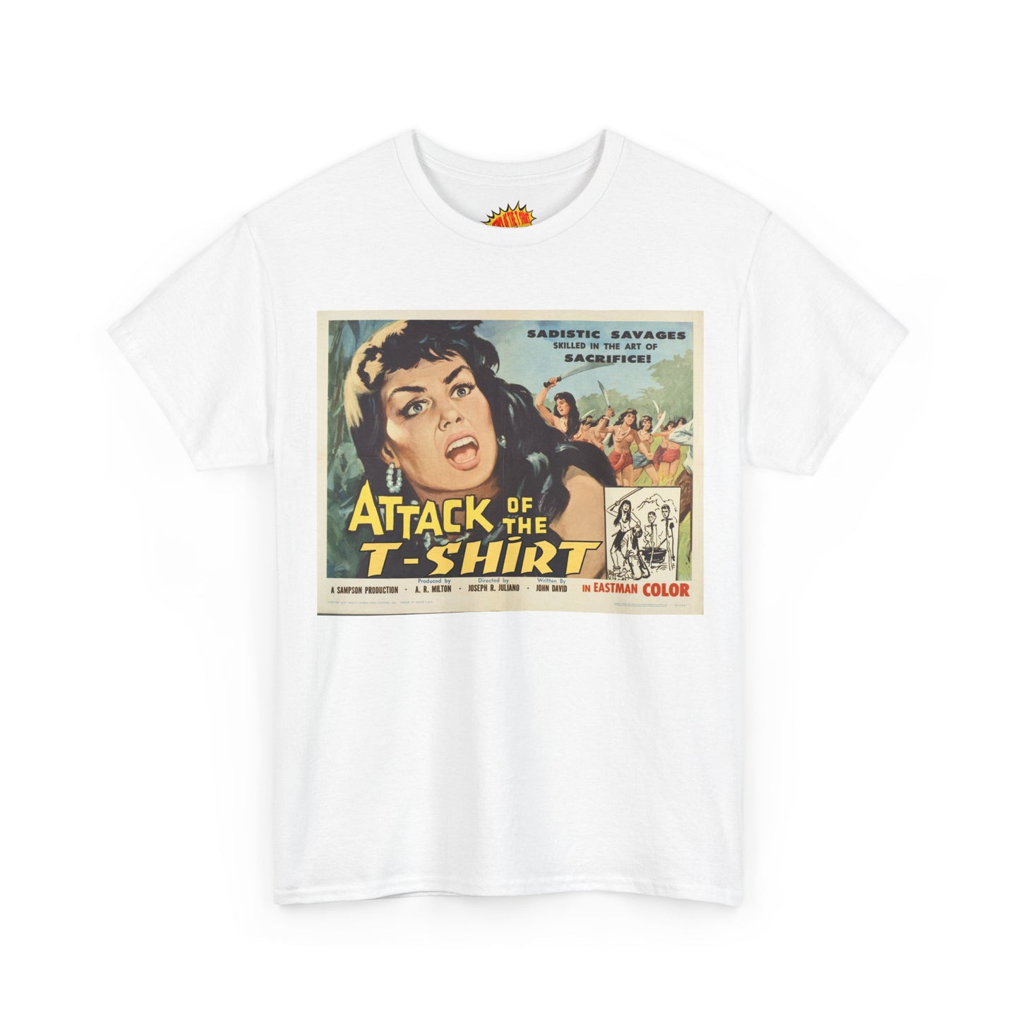 Attack of the T-Shirt Movie Poster T-Shirt