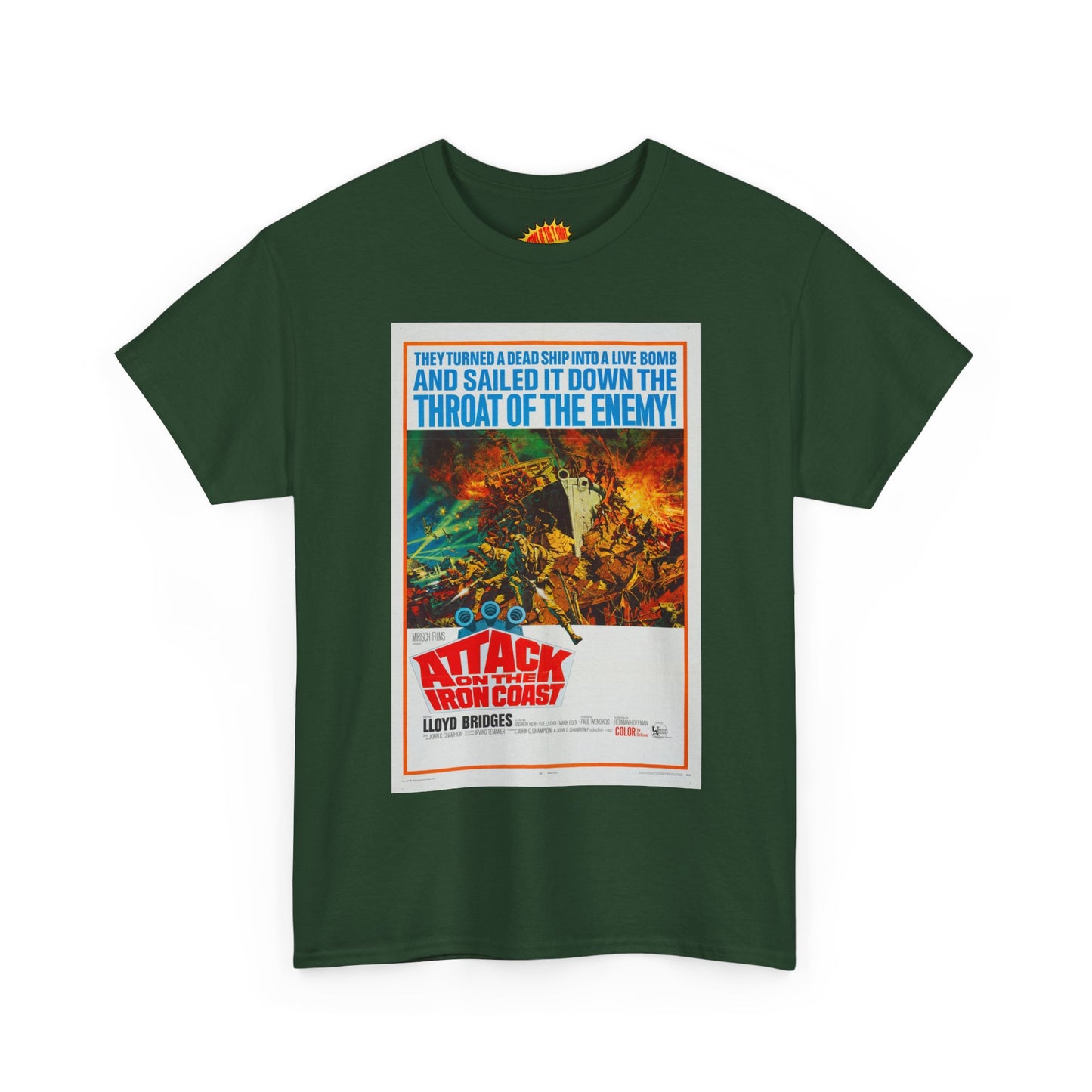 Attack on the Iron Coast Movie Poster T-Shirt *Multiple Colors*