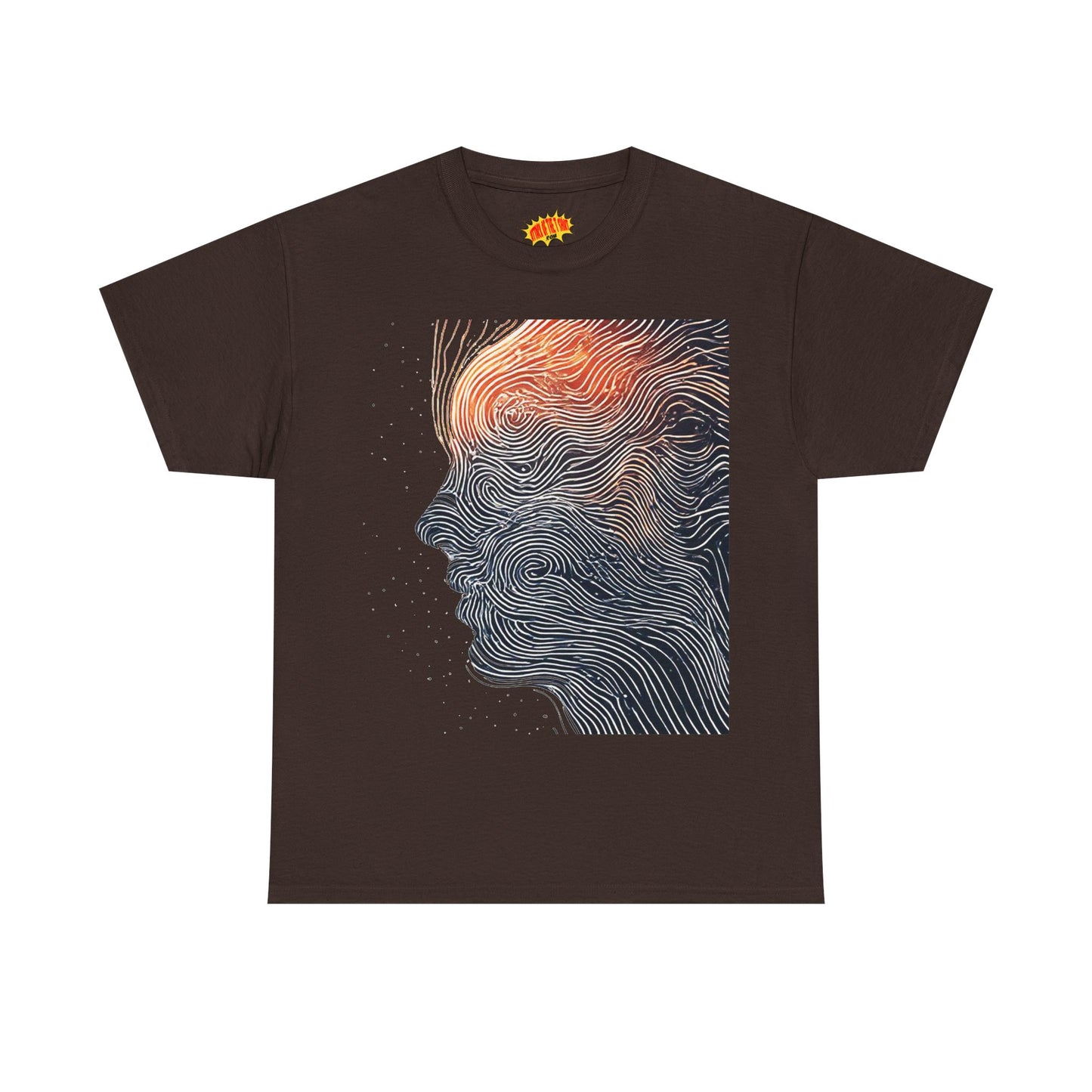 Line Drawing Face Graphic Art Tee Shirt *Multiple Colors*
