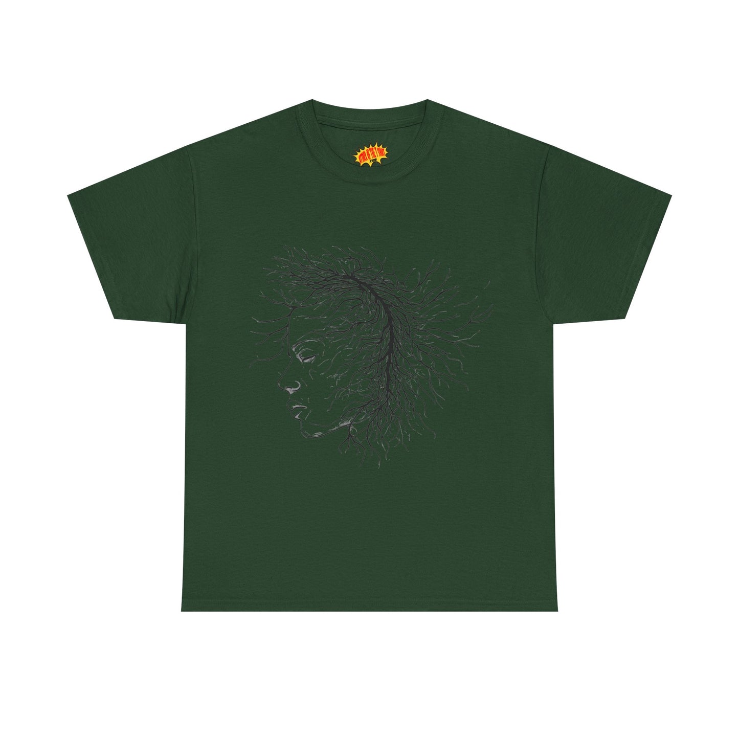 Capillary Face Line Drawing Graphic Art Tee Shirt *Multiple Colors*