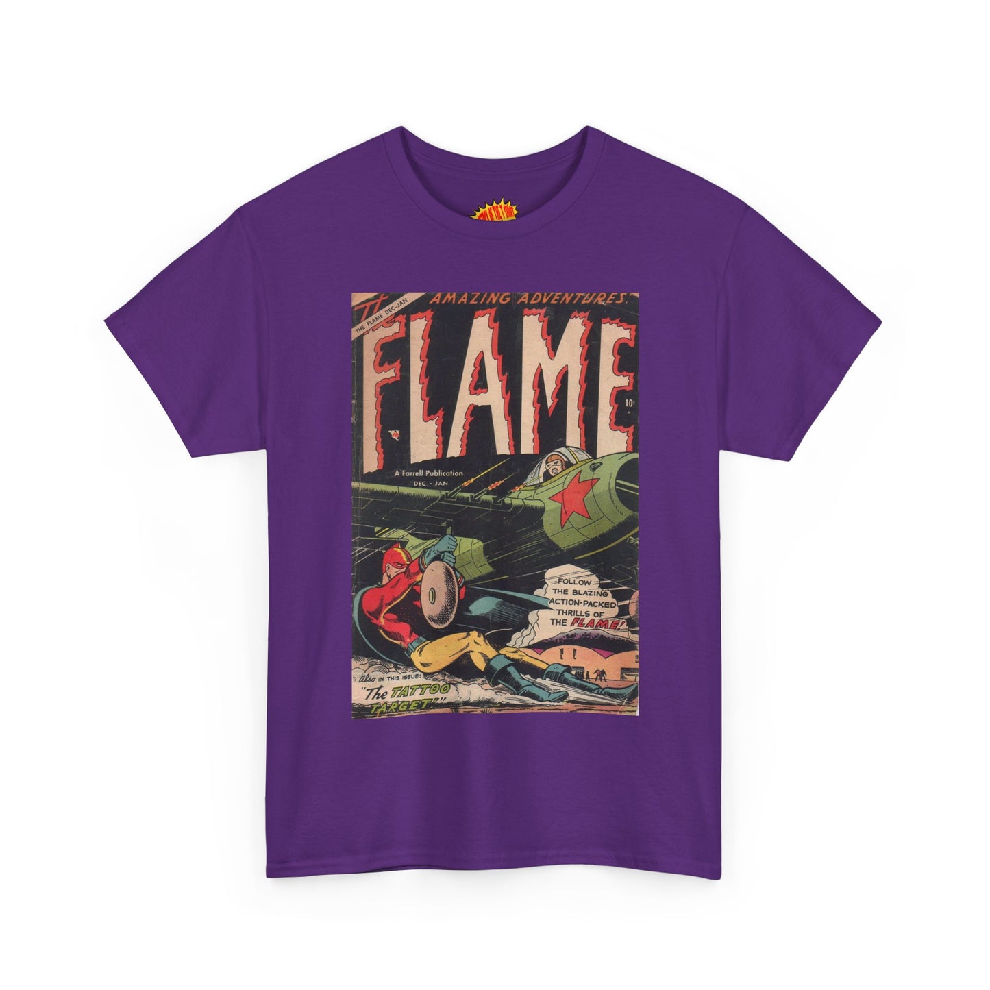 The Flame December - January Comic Tee Shirt *Multiple Colors*