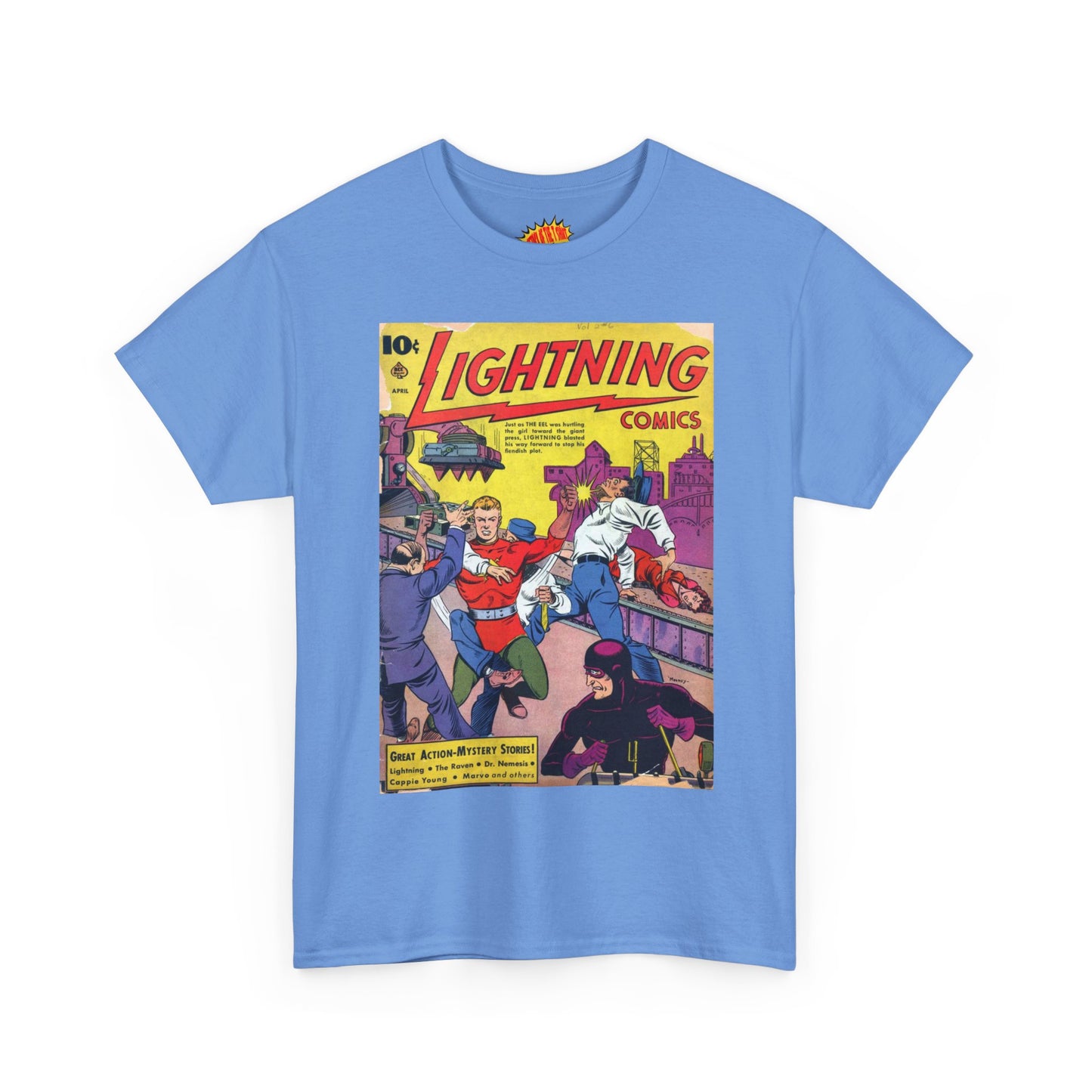 Lightning Comics April Comic Tee Shirt *Multiple Colors*