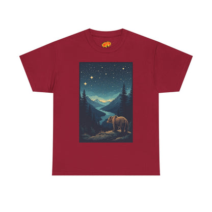 Grizzly Bear Night Scene T-Shirt