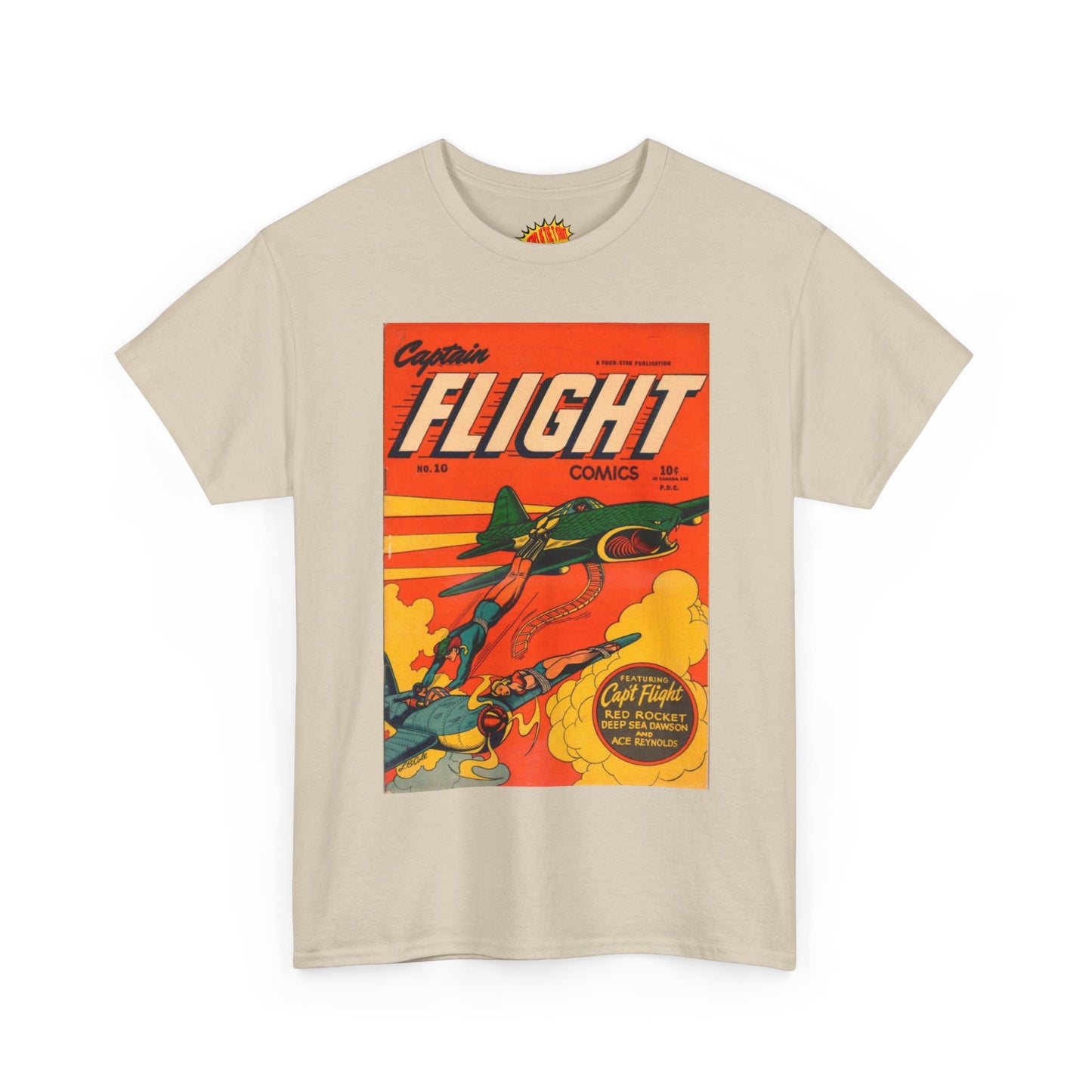 Captain Flight No. 10 Comic Tee Shirt *Multiple Colors*