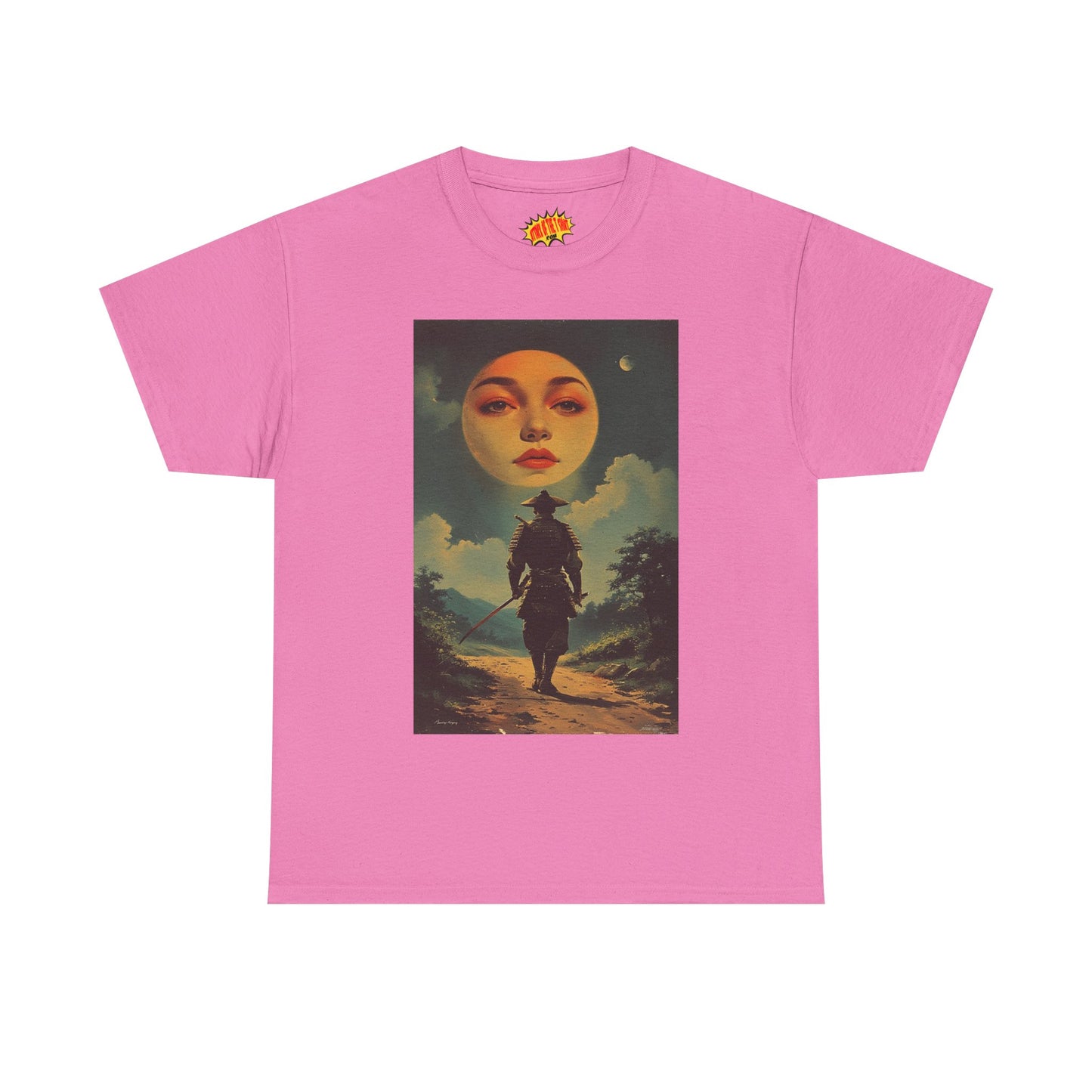 Walking Samurai w/Blood Moon Face T-Shirt *Multiple Colors*