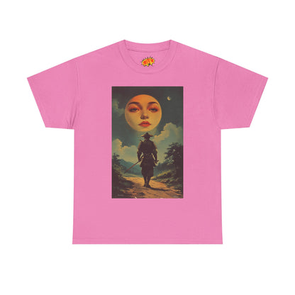 Walking Samurai w/Blood Moon Face T-Shirt