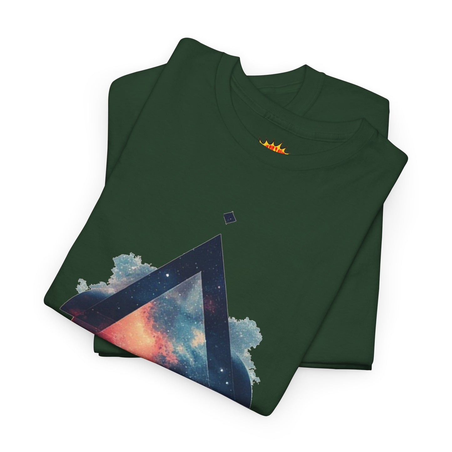 Split Diamond Shape Nebula Graphic Space Art Tee Shirt *Multiple Colors*
