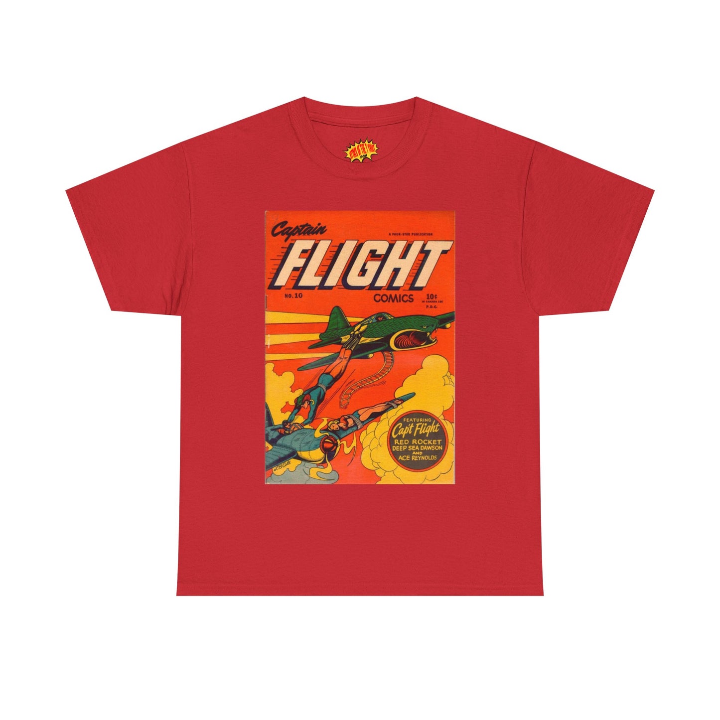 Captain Flight No. 10 Comic Tee Shirt *Multiple Colors*