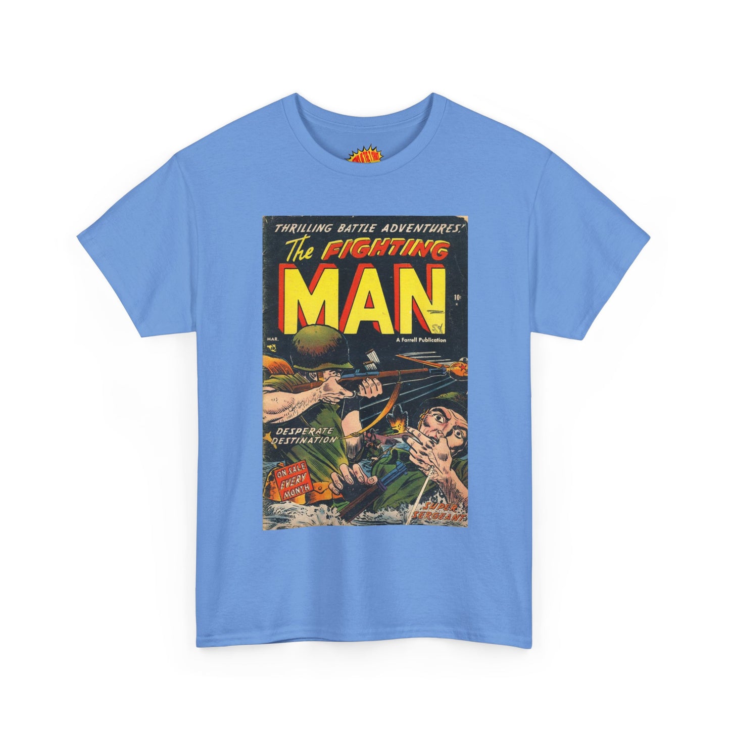 The Fighting Man March Comic Tee Shirt *Multiple Colors*