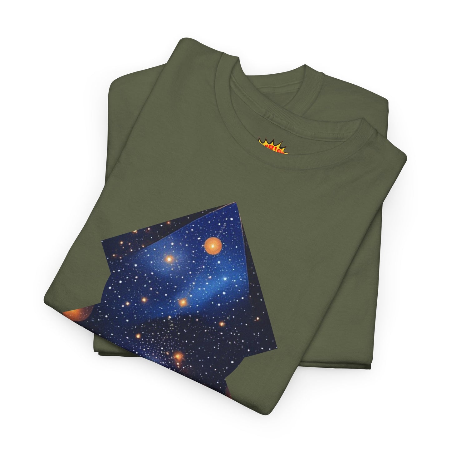 Geometric Shaped Galaxy Graphic Space Art Tee Shirt *Multiple Colors*