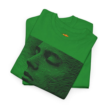 Face Line Drawing Portrait Graphic Art Tee Shirt