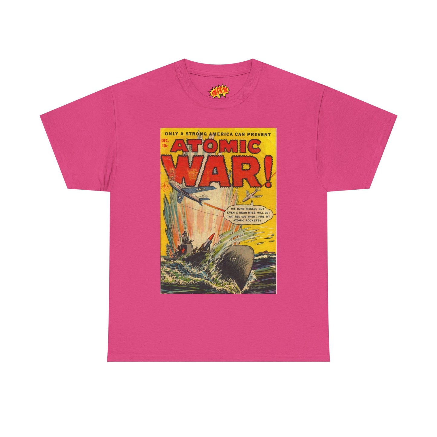 Atomic War Dec. Comic Tee Shirt *Multiple Colors*