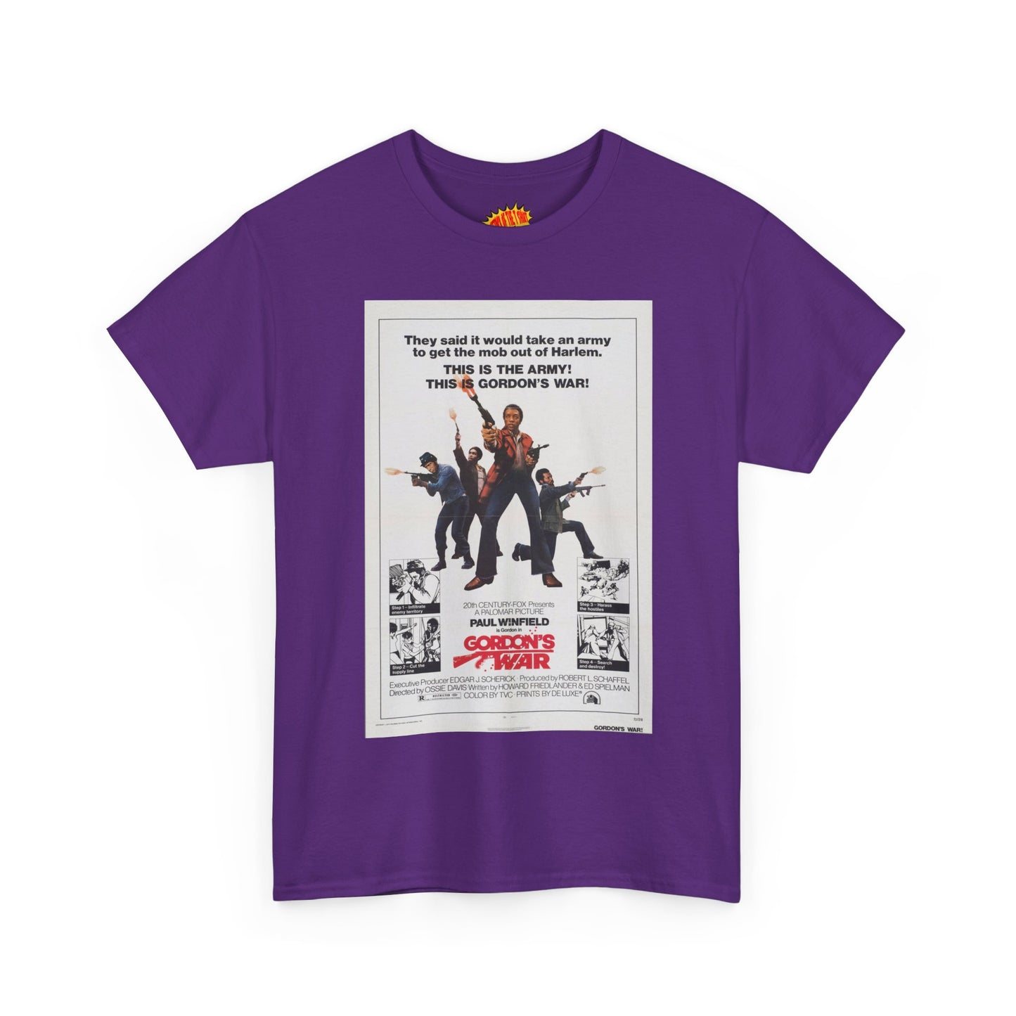 Gordon's War Movie Poster T-Shirt *Multiple Colors*
