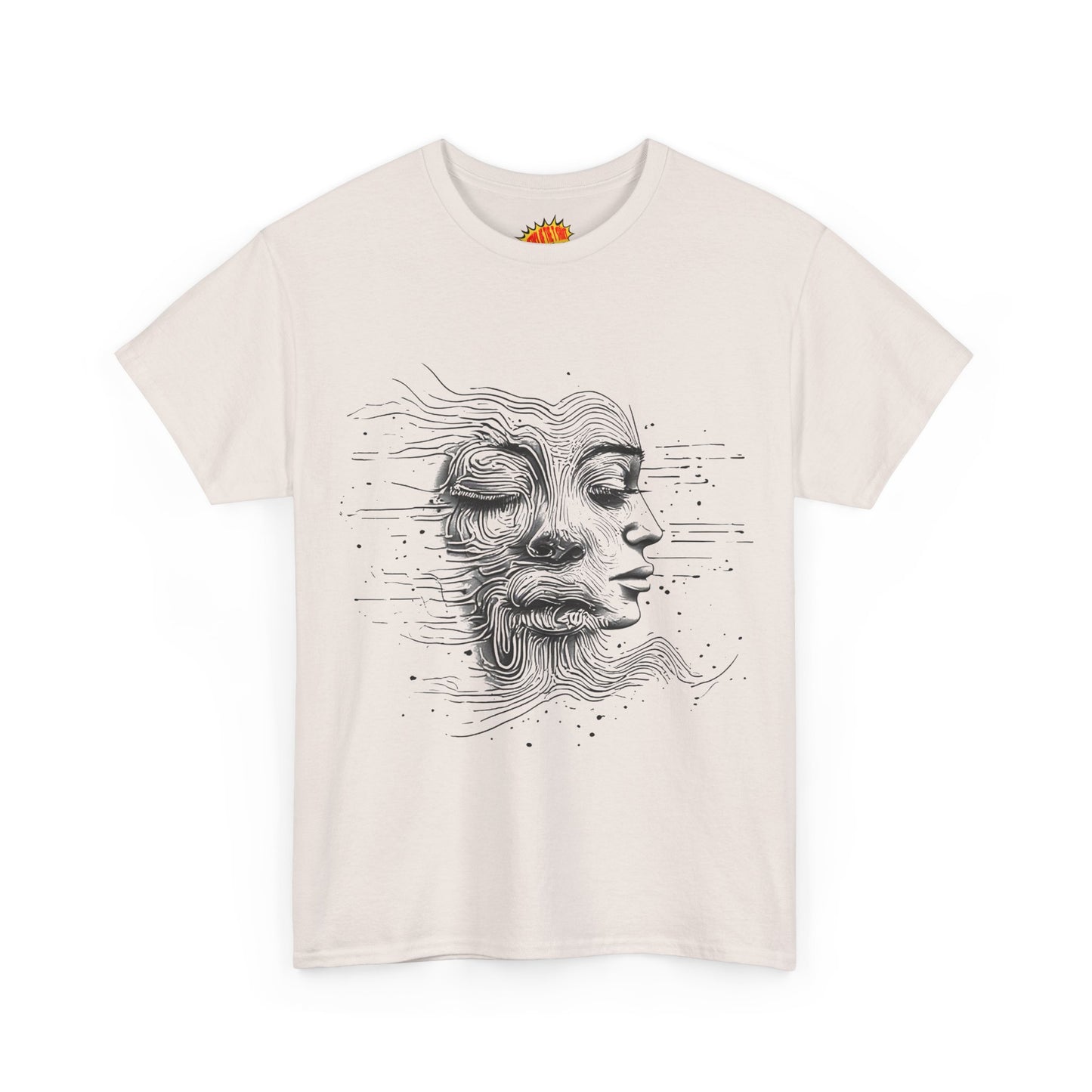 Line Drawing Graphic Art Faces Tee Shirt *Multiple Colors*