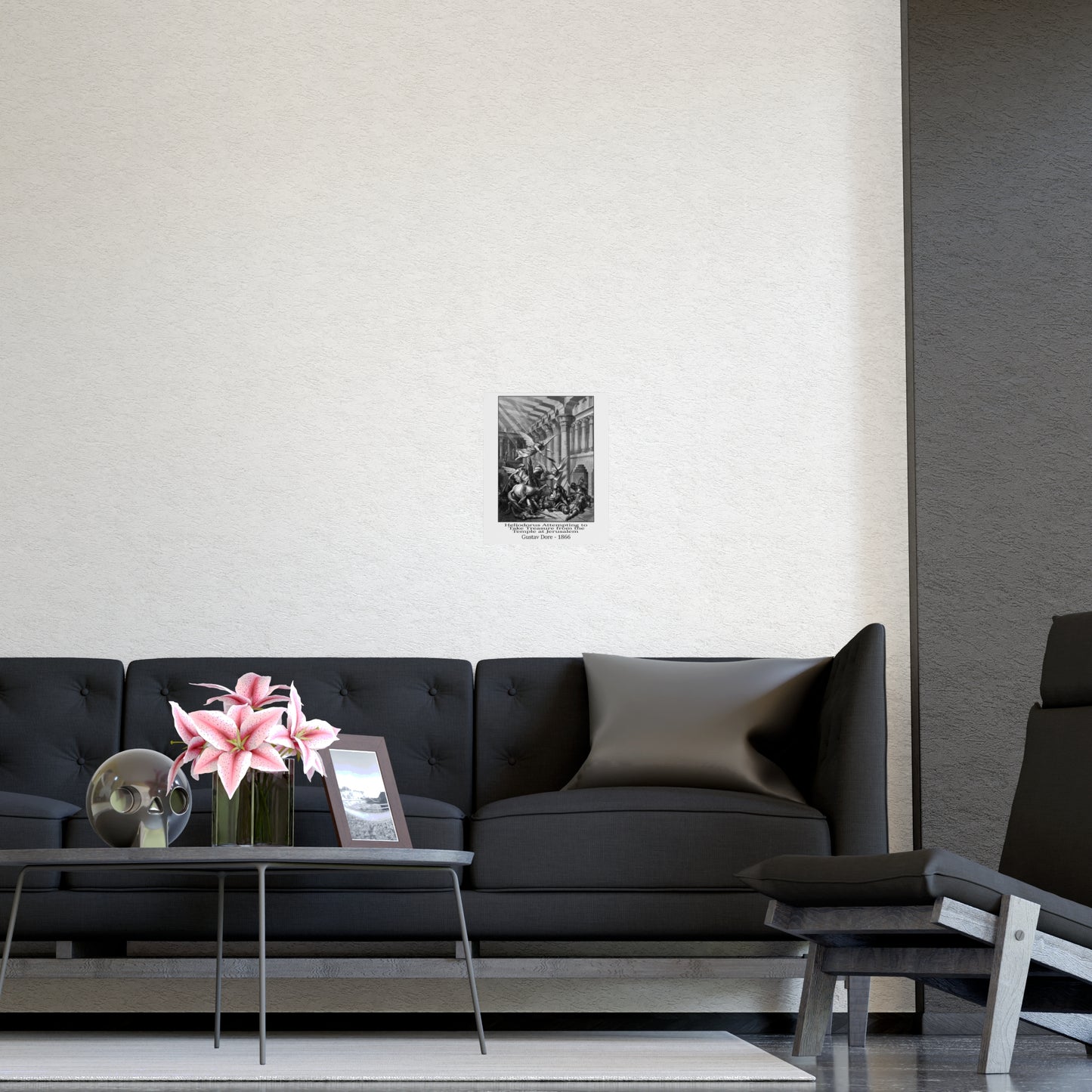 Heliodorus Warrior Angel Print - Gustav Dore, 1866