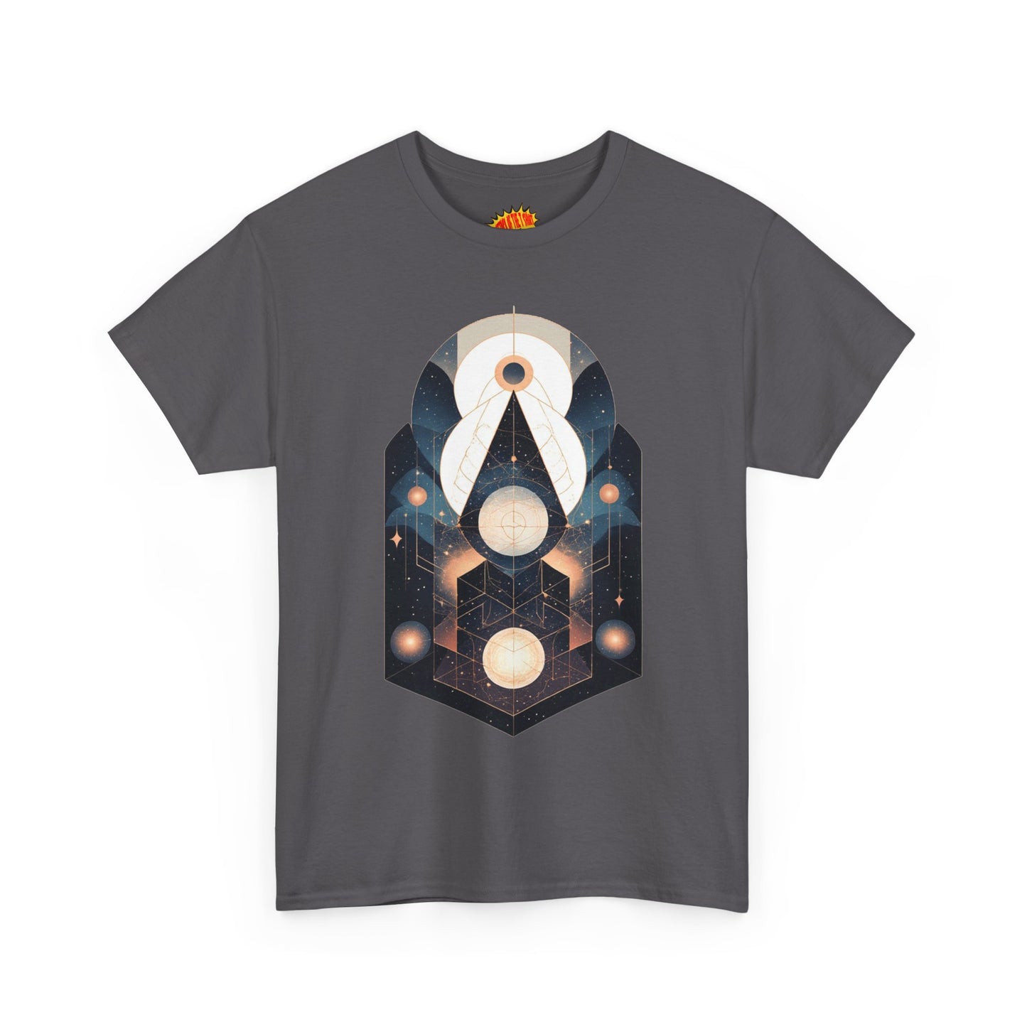 Geometric Space Art Pattern Graphic Tee Shirt *Multiple Colors*