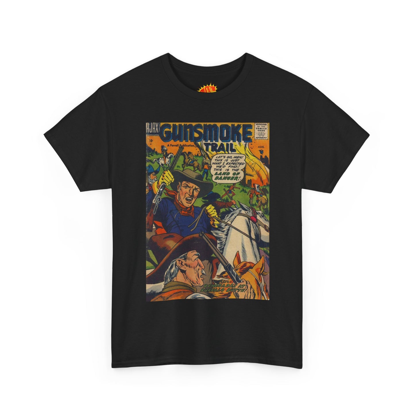 Gunsmoke Trail August Comic Tee Shirt *Multiple Colors*