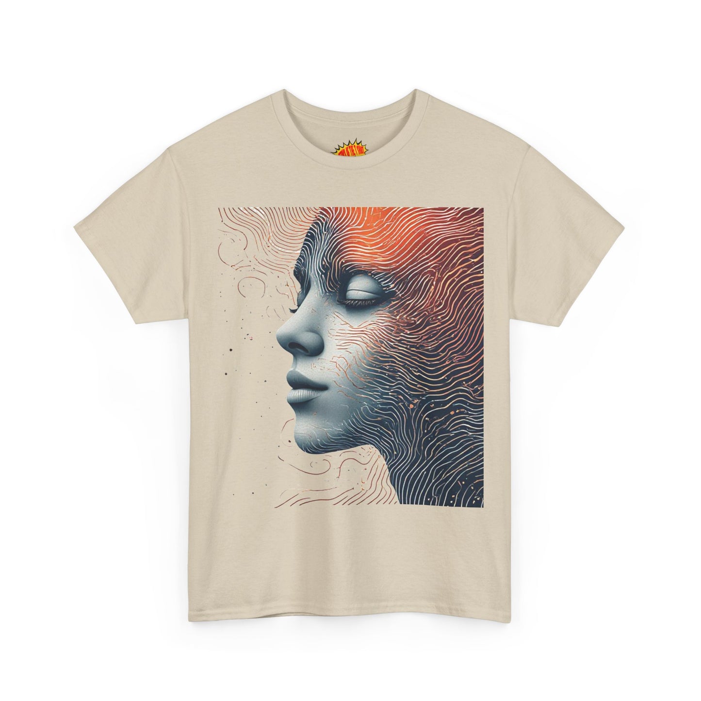 Graphic Art Face Tee Shirt *Multiple Colors*