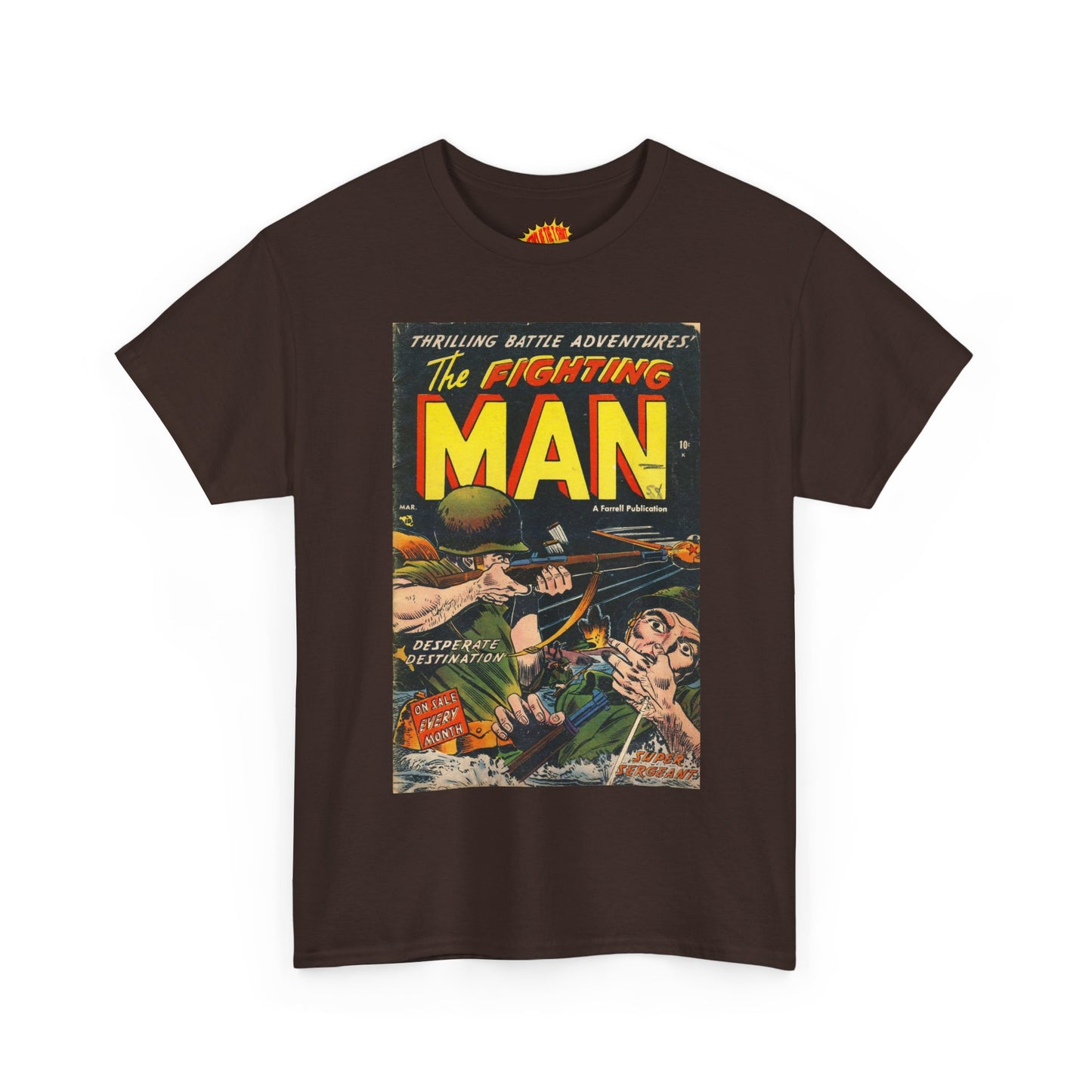 The Fighting Man March Comic Tee Shirt *Multiple Colors*