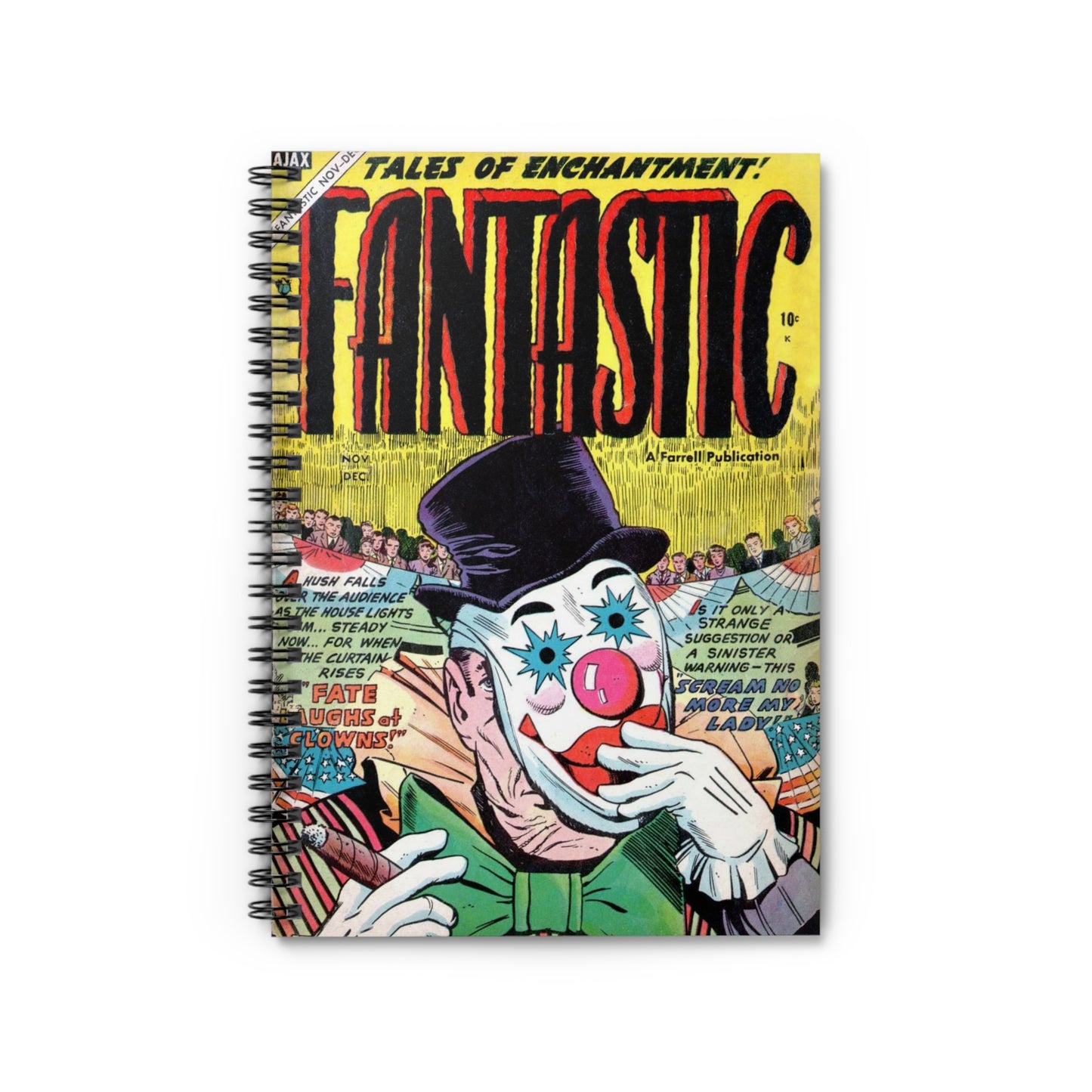Fantastic November - December Comic Spiral Notebook