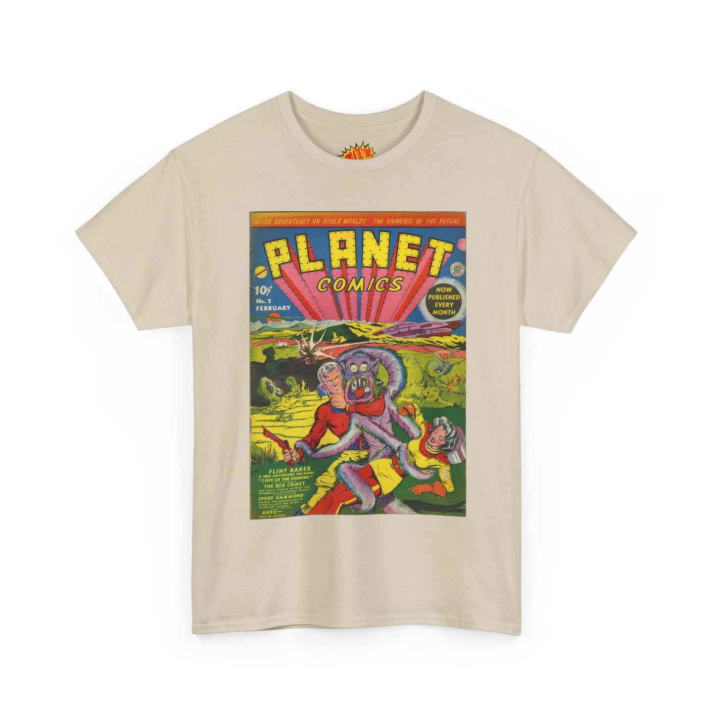 Planet Comics #2 - Heavy Cotton Tee *Light Colors*