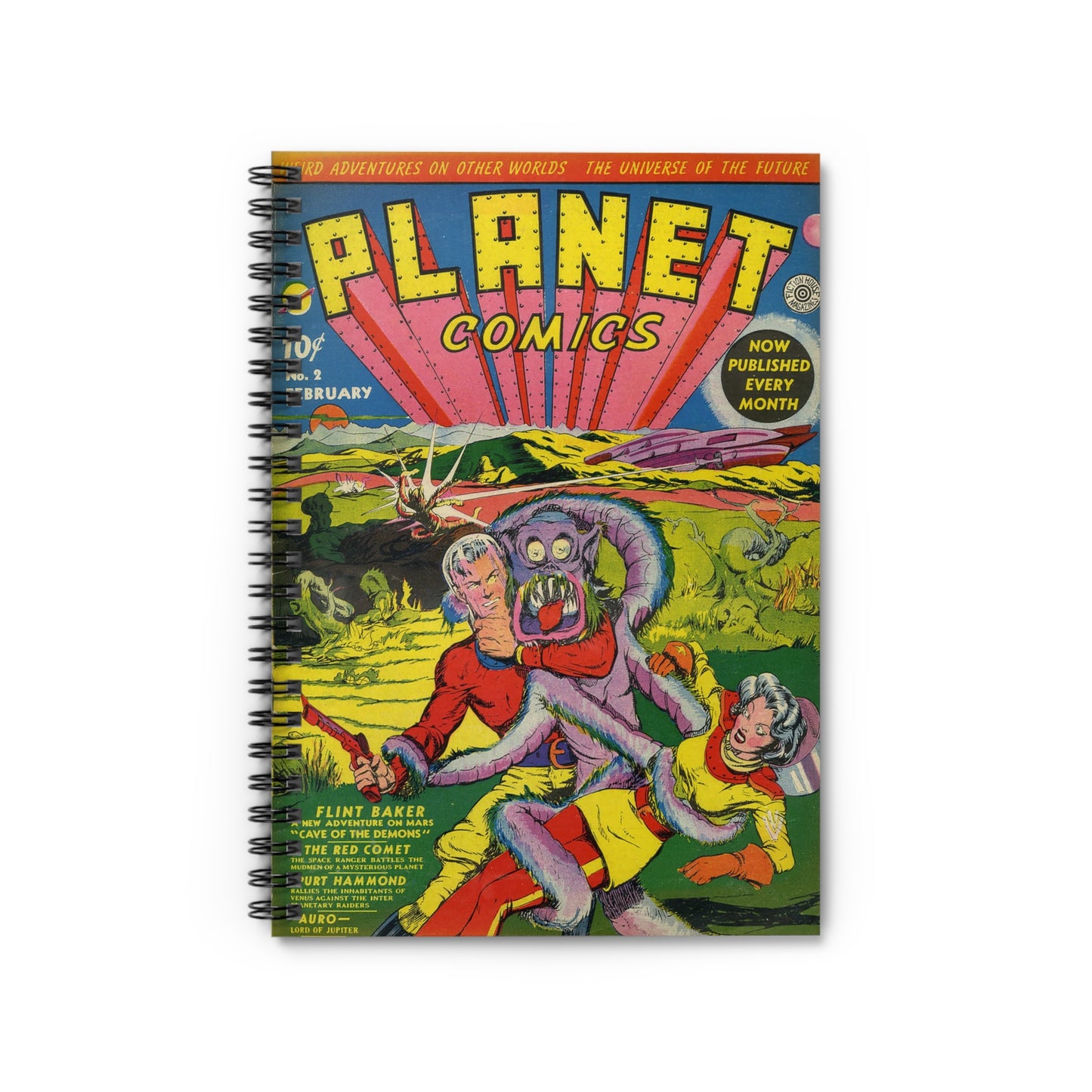 Planet Comics #2 Spiral Notebook