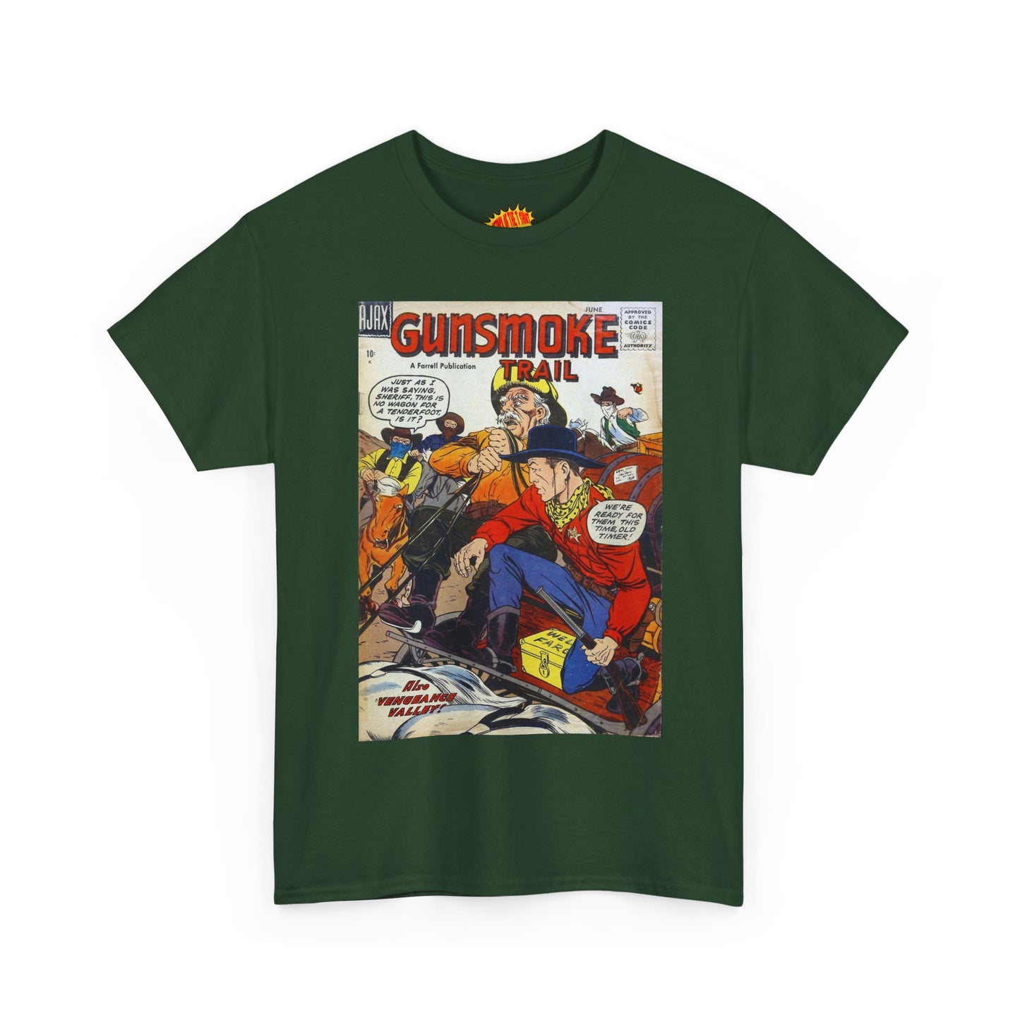 Gunsmoke Trail June Comic Tee Shirt *Multiple Colors*